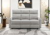 MONARCH SPECIALTIES 3-SEATER RECLINING SOFA, 70" WIDE, MANUAL RECLINER, LIGHT GREY FABRIC, CONTEMPORARY RECLINER | MONARCH SPECIALTIES SOFA INCLINABLE 3 PLACES, 70"L, FAUTEUIL INCLINABLE MANUAL, TISSU GRIS CLAIR