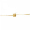 Dainolite Arandel Vanity Light 36w LED Aged Brass White Acrylic Diffuser Lamp