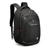 Swissdigital Sursee School Backpack – 17\" Laptop Bag, SDD Finder, Add-A-Bag System, Reflective Trim, Breathable Mesh, Travel-Ready