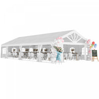 Outsunny 20' x 40' Heavy Duty Party Tent with 2 Doors and 20 Windows