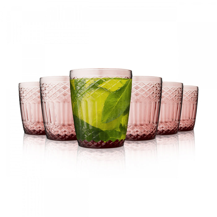 Arimi Claire Tumbler Set 6-piece Pink