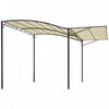 Outsunny 10x8ft Patio Metal Gazebo With Extendable Side Awning Outdoor Shelter Garden Sun Shade Cano|Outsunny 10x8pi Tonnelle De Terrasse En Metal Avec Auvent Lateral Extensible Abri Exterieur Jardin P