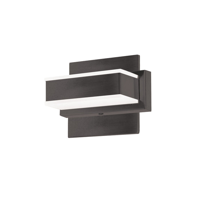 Dainolite Viola 1 Light LED Wall Vanity Light Matte Black Finish Lamp