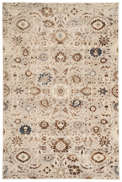 Lunelle Traditional Grey Washable Rug 8'0" x 10'0" Indoor Area Rug | Tapis Lavable/Traditionnel Lunelle 8'0" x 10'0" en Gris