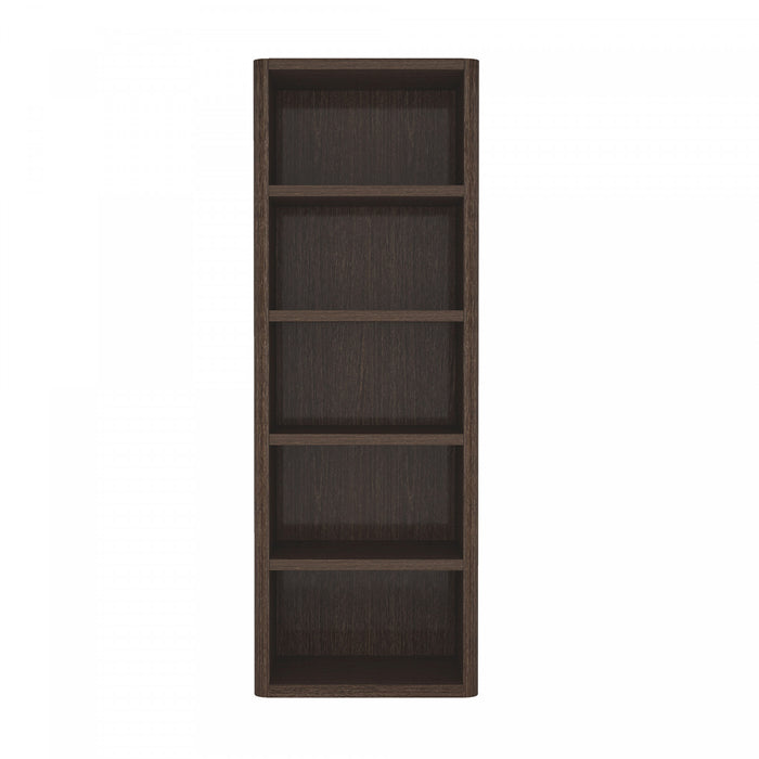 Rivington Modern 28\" Open Bookcase in Dark Walnut