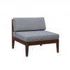 Summerlyn Fabric Indoor/Outdoor Patio Chair - Walnut|Fauteuil de terrasse Summerlyn en tissu pour l’intérieur et l’extérieur - noyer
