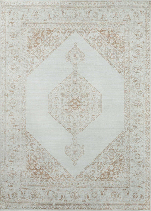 Maude Traditional 9'3\" x 11'10\" Area Rug in Brown Indoor Area Rug