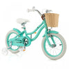Prorider 14" Kid's Bike With Training Wheels Adjustable Handlebar Seat Handbrake Green