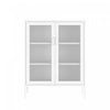 Amelia Modern 32" Metal Accent Cabinet in White | Armoire d’appoint moderne Amelia 32" en metal blanc