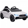 Qaba Mercedes-amg Cla 45 Licensed 12v Ride On Car, Battery Powered Ride-On Kids Electric Car With Remote Control, Transport Wheels, Spring Suspension, Led Lights, Music Horn, White