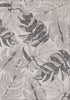 Jackson Grey White Botanical Leaves Rug, 7'10" x 10'6" Outdoor Area Rug | Tapis Jackson a feuilles botaniques gris et blanc, 7'10" x 10'6"