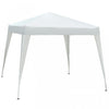Outsunny 8' X 8' Pop Up Canopy With Inclined Legs, Outdoor Folding Tent, Portable Garden Party Gazeb|Outsunny 8' X 8' Pop Up Canopy Tente Pliable Pour L'exterieur Avec Sac, Gris