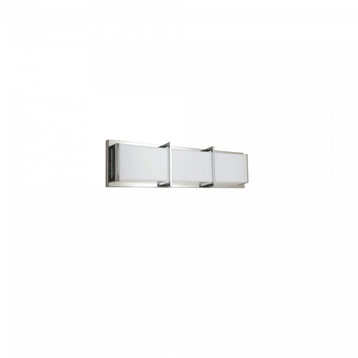 Dainolite Winston Vanity Light 15w Polished Chrome Light White Acrylic Diffuser Lamp