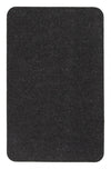 Modern 1'8\" x 2'7\" Hobnail indoor/outdoor Rug mat in Black Outdoor Area Rug