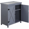 Outsunny Garden Storage Cabinet, Outdoor Tool Shed With Galvanized Top And Two Shelves For Yard Tool|Outsunny Armoire De Rangement De Jardin Avec Toit En Metal Galvanise Deux Etageres Pour Les Outils D