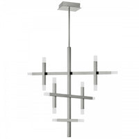 Dainolite Acasia Chandelier 42w Polished Chrome Frosted Acrylic Diffuser Lamp