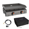 Blackstone 22\" Tabletop Griddle With Cover And Propane Adapter - 2427