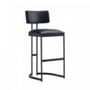 Juno Contemporary Modern Metal Barstool in Black | Tabouret de bar moderne contemporain Juno en metal noir