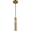 Dainolite Passwell 1 Light Pendant Aged Brass Lamp|Luminaire suspendu Passwell de Dainolite avec fini laiton vieilli et 1 ampoule