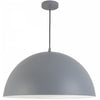 Dainolite Ofelia 1 Light Pendant Large Grey Lamp