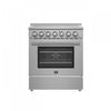 Forno Paolo 30" Stainless Steel Electric Range, 4.38 CU.FT - FFSEL6011-30 | Cuisiniere electrique en acier inoxydable Paolo 30 po, 4,38 pi³ - FFSEL6011-30WHT