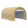 Outsunny 10' X 16' Carport Storage Tent Anti-uv Pe Portable Garage, Beige