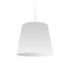Dainolite Oversized Drum 1 Light Pendant Medium White Shade Lamp|Luminaire suspendu moyen de Dainolite avec très grand abat-jour cylindrique blanc et 1 ampoule
