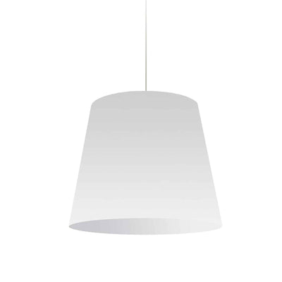 Dainolite Oversized Drum 1 Light Pendant Medium White Shade Lamp|Luminaire suspendu moyen de Dainolite avec très grand abat-jour cylindrique blanc et 1 ampoule