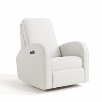 Storkcraft Santa Monica Power Recliner - Ivory Basketweave
