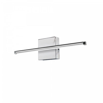 Dainolite Array LED Wall Sconce Horizontal 19w Polished Chrome White Acrylic Diffuser Lamp|Applique murale horizontale Array de Dainolite en acrylique blanc qui diffuse la lumière, avec fini chromé poli et ampoule à DEL de 19 W