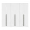Lee Modern 32" Wardrobe Closet in White - Set of 3 Armoire | Armoire moderne Lee 32" en blanc - Ensemble de 3