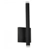Dainolite Wilson Wall Sconce 10w LED Matte Black Frosted Acrylic Diffuser Lamp|Applique murale Wilson de Dainolite en acrylique givré qui diffuse la lumière, avec fini noir mat et ampoule à DEL de 10 W