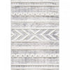 Lola Geo Moroccan Cream Shag Area Rug - 6'7" x 9'6"|Carpette à poil long Lola crème à motif marocain géométrique - 6 pi 7 po x 9 pi 6 po