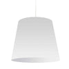 Dainolite Oversized Drum 1 Light Pendant Large White Shade Lamp|Grand luminaire suspendu de Dainolite avec très grand abat-jour cylindrique blanc et 1 ampoule