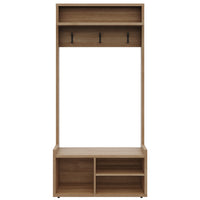 Porto Entryway Hall Tree Coat Rack 