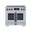 Forno Maximus 36 Inch Induction Range White, 5.36 cu.ft - FFSIN0932-36WHT Electric Range