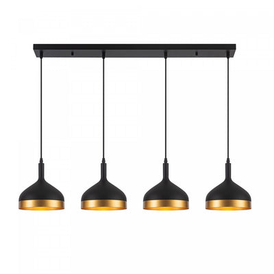 Dash Collection Island Light - Black & Gold|Luminaire pour îlot de la collection Dash - noir et doré