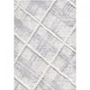 Lola Lattice Lines Cream Shag Area Rug - 6'7" x 9'6"|Carpette à poil long Lola crème à motif de treillis et de lignes - 6 pi 7 po x 9 pi 6 po