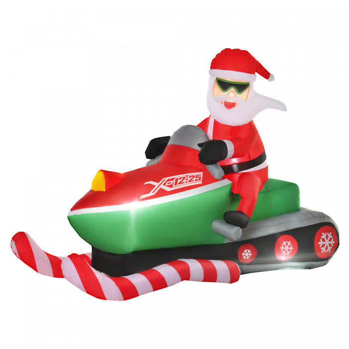 Homcom 5.2ft Santa Claus Inflatable Christmas Decoration