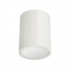 Dainolite Echo Flush Mount 12w Matte White Frosted Acrylic Diffuser Lamp|Plafonnier affleuré Echo de Dainolite en acrylique givré qui diffuse la lumière, avec fini blanc mat et ampoule de 12 W