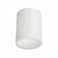 Dainolite Echo Flush Mount 12w Matte White Frosted Acrylic Diffuser Lamp