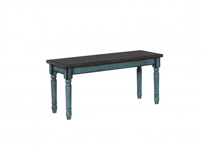 Willow Dining Bench - Teal|Banc de salle à manger Willow - bleu sarcelle