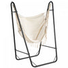 Outsunny Hammock Chair With Stand, Hammock Swing W/ Side Pocket, White|Outsunny Chaise Hamac Avec Support, Balancoire Hamac, Blanc