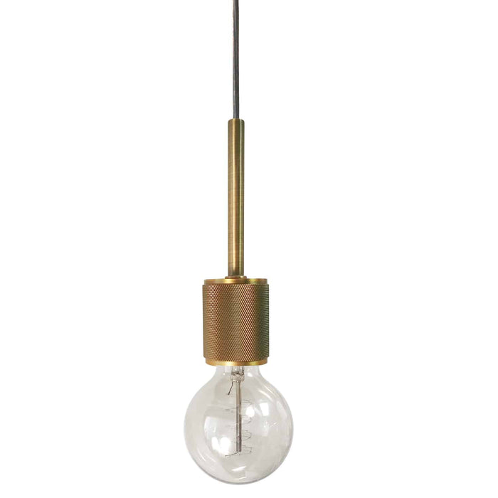 Dainolite Roswell 1 Light Pendant Small Aged Brass Lamp