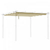Outsunny Retractable Replacement Pergola Canopy For 10' X 10' Pergola, Pergola Cover Replacement, Be|Outsunny Toile De Pergola Retractable De Remplacement Pour Pergola 9.8' X 9.8', Couverture De Pergol