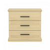 Clifford Traditional Nightstand in Natural Oak (3-Drawer)