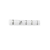 Umbra 5 Flip Wall-Mounted Hooks - White|5 crochets muraux Flip de Umbra - blancs