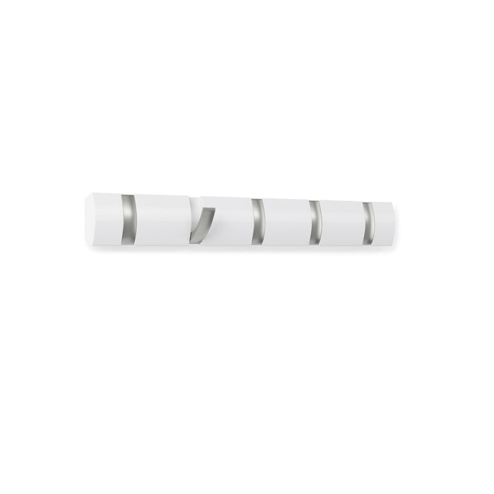 Umbra 5 Flip Wall-Mounted Hooks - White