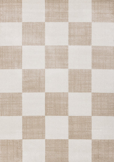 Covington Modern Checkered Indoor Area Rug - 2'8" x 4'11"|Carpette Covington à motif de damier moderne pour l’intérieur - 2 pi 8 po x 4 pi 11 po