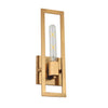 Dainolite Wisteria 1 Light Wall Sconce Aged Brass Lamp|Applique murale Wisteria de Dainolite avec fini laiton antique et 1 ampoule